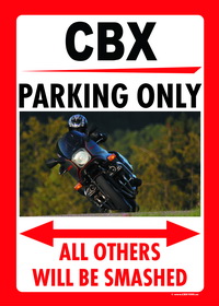 CBX Pro-Link PARKING ONLY sign